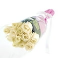 thumbnail image 4 of Fresh Flowers -Dozen White Roses 45 cm (17.7 in), 4 of 5