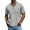 Gray, variant on Summer Mens Short Sleeve Henley Shirts Casual Button Down Shirt Lightweight Beach Wear with Pocket Breathable Streetwear Outdoor Shirt Solid Color Basic Style Tops Navy XL