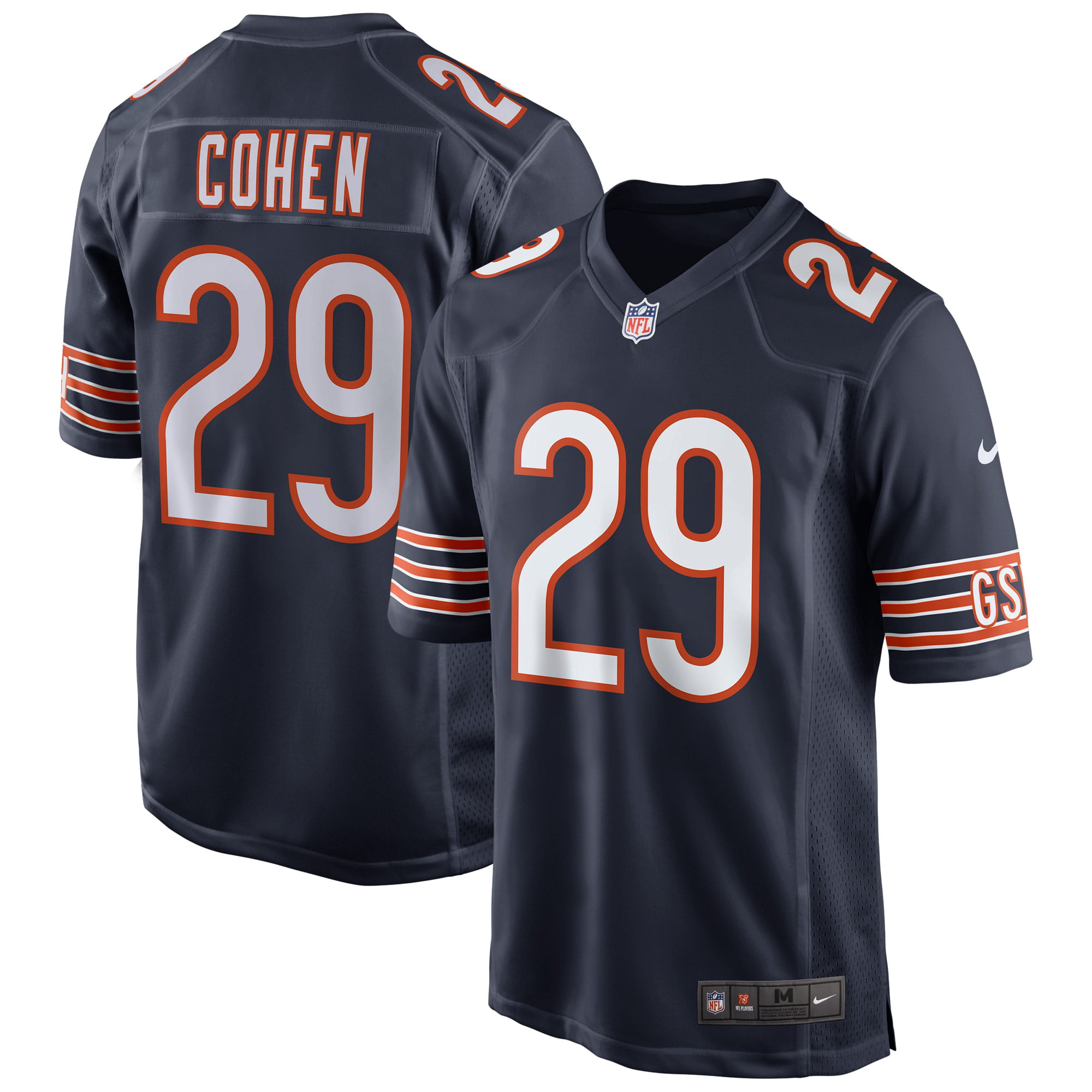 Tarik Cohen Chicago Bears Nike Game 