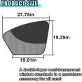 thumbnail image 2 of 2PCS Car Window Windshield Sunshade, Magnetic Double Layer Side Window Sun Shade Auto Curtain with Half Shade for Baby Protection, Car Camping Accessories for Blocking UV Rays and Heat (Front), 2 of 6