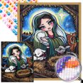 thumbnail image 1 of Kit AB 5D DIY Taladro Virgen María 45x55cm, 1 of 9