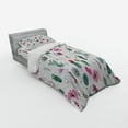 thumbnail image 3 of Ambesonne Cactus Bedding Set 4 Pcs, Springtime in Hawaii, Queen, Multicolor, 3 of 3