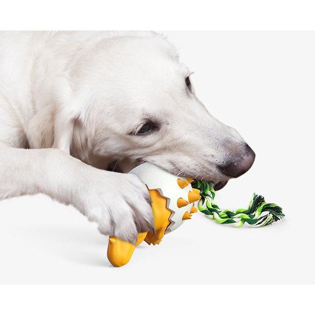 Tal Pet Supplies, varillas molares para cachorros, juguetes para perros, huevos de dinosaurio, varillas molares para perros, cepillos de dientes para perros resistentes a la masticación (naranja) ShuxiuWang 8390605232909