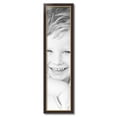 thumbnail image 2 of ArtToFrames 9" x 38" Mahogany and Gold Slope Picture Frame, 9x38 inch Brown MDF Poster Frame (WOM-4447), 2 of 8