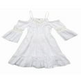 thumbnail image 1 of Filles de Fleurs Princesse Robe Enfants Bébé Fête Mariage Concours de Dentelle Robes Vêtements, 1 of 5