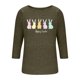 thumbnail image 5 of Camiseta de Cuello Redondo Impresa Casual de Manga 3/4 de Mujer Y Blusas, Tops de Moda de Otoño E Invierno, 5 of 7
