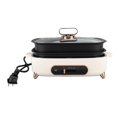 thumbnail image 2 of Nonstick Electric Skillet, 1200W Adjustable Temperature Multifunction Electric Skillet with Glass Lid, Removable Electric Frying Pan for Family Party Fun, 2 of 7