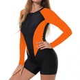 thumbnail image 5 of Bixock Tankini Swimsuits for Women,One Piece Swimsuits for Women,Swimsuits for Women Long Sleeve Protection Guard Zip Closure Surf Swimsuit Swimsuits, 5 of 6