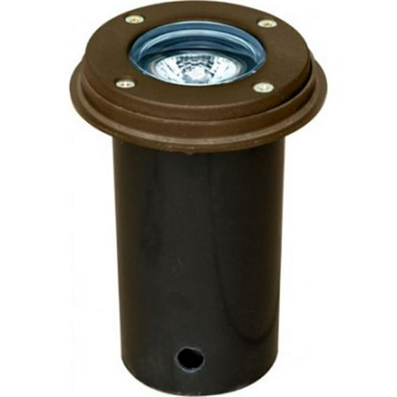 Dabmar Lighting LV301-BZ-SLV 12V MR16 Well Light without Grill & PVC Sleeve, 20W - Bronze