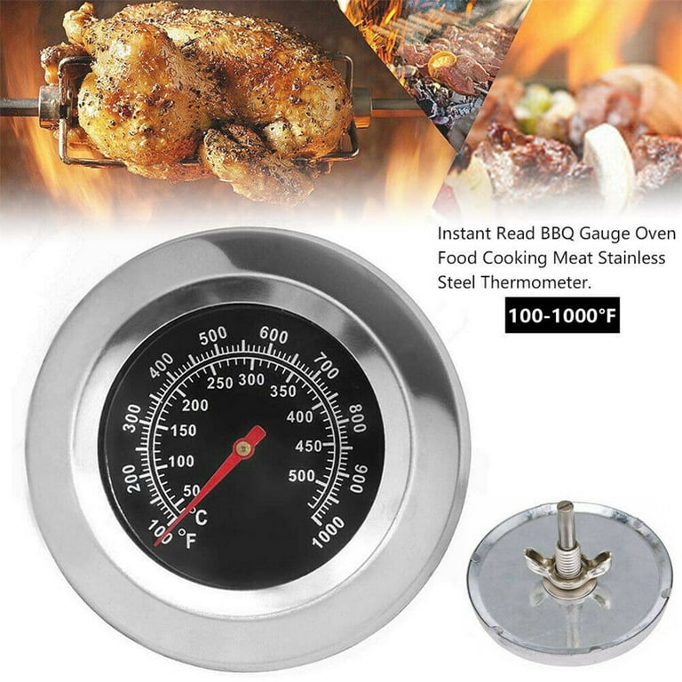 ALLTIMES 50-500°C Stainless Steel BBQ Cooking Smoker Grill