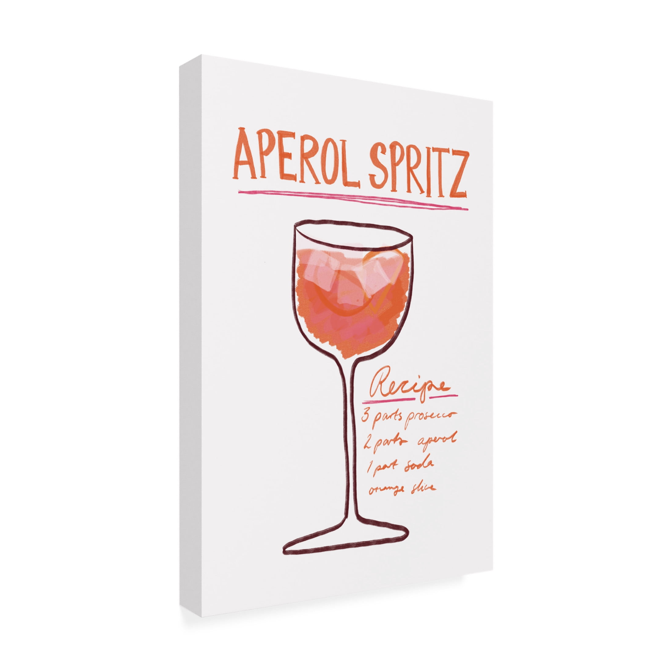 Trademark Fine Art Athene Fritsch  Aperol Spritz Canvas Wall Art
