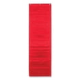 thumbnail image 2 of Carson-Dellosa Storage Pocket Chart, 10 Pockets, Hanger Grommets, 14 x 47, Red, Each, 2 of 3
