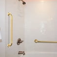 32 Inch Gold Shower Grab Bar, ZUEXT Stainless Steel Bathroom Grab Bar