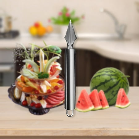 

Melon Baller Scoop Stainless Steel Double-Headed Fruit Carving Cutter Salad Scoop for Fruit Ice Cream