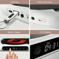 thumbnail image 4 of AMERTEER Wireless Rechargeable CD Player with Hold Function LED Display USB Audio Port  2000mAh Personal MP3 CD for Listening Music Prenatal Education Children Study, 4 of 6