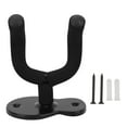 thumbnail image 1 of Guitars Neck Hook, Guitar Wall Mount Holder Space Saving No Slip Metal Base U-Shape With Screws/Anchors For Stringed Instruments Storage/Display Copper Red,Bronze Color,Black, 1 of 8