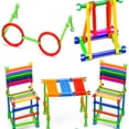 thumbnail image 3 of EeaseMX 500 piezas DIY Smart Sticks Bloques de construcción Juguetes de inteligencia creativa Rompecabezas 3D Juego de juguetes educativos Color aleatorio, 3 of 7
