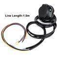 thumbnail image 4 of 2X New 7 Pin Trailer Socket Cable 1.5M Wire for Car Trailer Wiring Connector Parts, 4 of 7