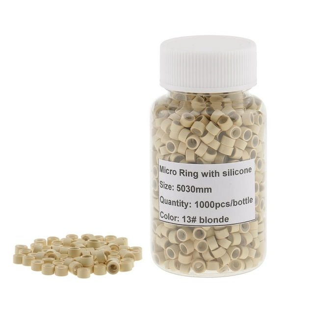 Lot en Vrac 1000 Pcs Perles s en Silicone - Blond