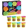 thumbnail image 4 of Play-Doh Neon Colors 8 Pack of 2-Ounce Cans, Arts and Crafts for Kids, 4 of 9