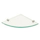 thumbnail image 1 of EeaseMX Estante de cristal para baño, 2 unidades, estante de esquina triangular, soporte de almacenamiento para montaje en esquina de pared de baño, 1 of 7
