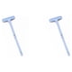 thumbnail image 1 of Toystoory Limpiador de ventana Cepillo Raspador de polvo Removedor sanitario Escobilla de goma Azul Azul 2Conjunto, 1 of 6