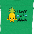 thumbnail image 4 of Inktastic I Love My Mama with Pineapple Boys Baby Bodysuit, 4 of 5