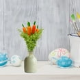 thumbnail image 3 of Binwennn Easter Carrot Picks Home Realistic Foam Carrots Easter Decorations Spring Table Centerpieces Photography Props Flowers Roses Yard Flowers Christmas Flowers for Small Flowers in Sunflower, 3 of 6