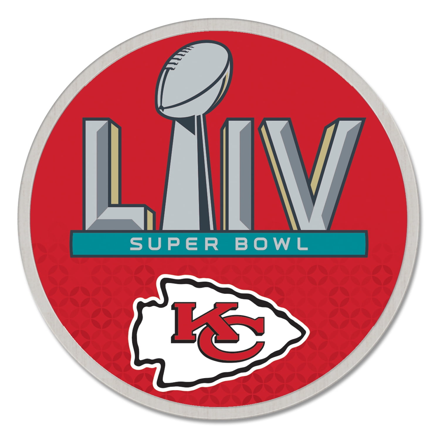 Kansas City Chiefs Wincraft Super Bowl Liv Bound Trophy Pin