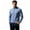 Blue, variant on Men's Long Sleeve 1/4 Zip Sun Protection Shirts Athletic Casual Golf Mock Neck Rash Guard Pullover