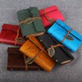 thumbnail image 2 of Visland Notebook Diary String Leaf Travel Faux Leather Paper Journal Book Sketchbook, 2 of 6