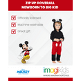 thumbnail image 3 of Disney Mickey Mouse Zip Up Coverall Newborn to Little Kid, 3 of 5