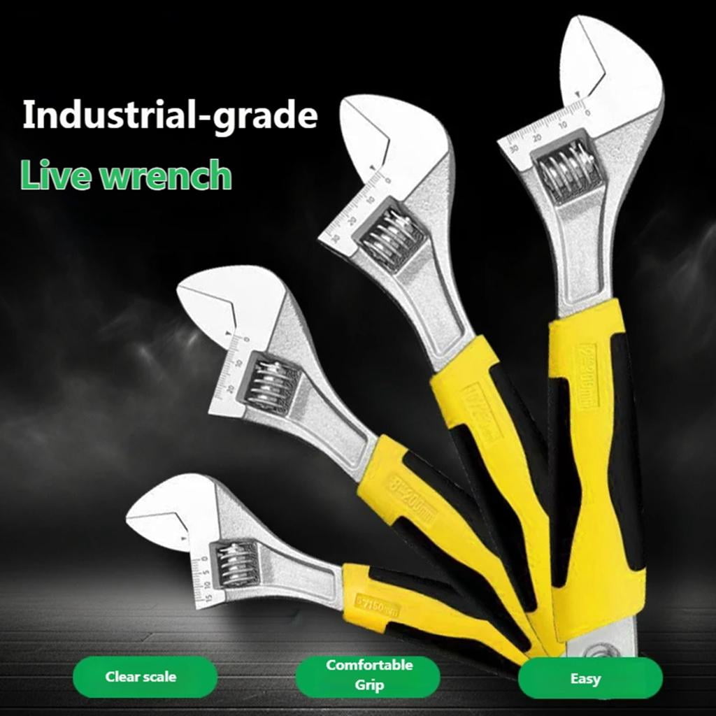 High Adjustable Wrenches Featuring Mechanism And Nonslip Grip For Efficient Work