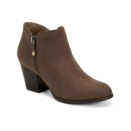 

Style & Co. Womens Masrinaaf Suede Block Heel Booties