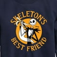 thumbnail image 3 of The Nightmare Before Christmas - Skeletons Best Friend - Youth Crewneck Fleece Sweatshirt, 3 of 5