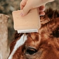 thumbnail image 2 of Wooden Horse Brush Pet Hair Removal Tool Horse Grooming Scraper Metal Brush Horse Hair Removing Brush Bridegroom, 2 of 6