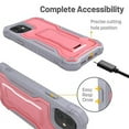 thumbnail image 5 of FITO For iPhone 11 Case, Phone Case with Screen Protector and Kickstand (Pink), 5 of 7