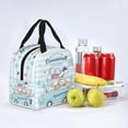 thumbnail image 3 of Cinnamoroll Cute Lunch Bag Reusable Insulated Bento Lunch Box 8.6x8x5 in Durable Lunch Bag for Office Work Hiking Travel Gift, 3 of 5