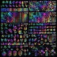 thumbnail image 3 of VONKY 4X100Cm/Roll Nail Foil Nail Transfer Sticker Water Slide Nail Art Decals Tips Manicure Diy, 3 of 9