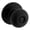 Matte Black, variant on Safe Lock - Athens Knob, Privacy for Bedroom or Bathroom, Satin Nickel finish