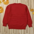 thumbnail image 4 of Suéter Para Niños, Bebés, Niñas, Niños, Navidad, Papá Noel, Suéter De Punto, Suéter, Tops, Rojo Odeerbi LM103-3079, 4 of 6