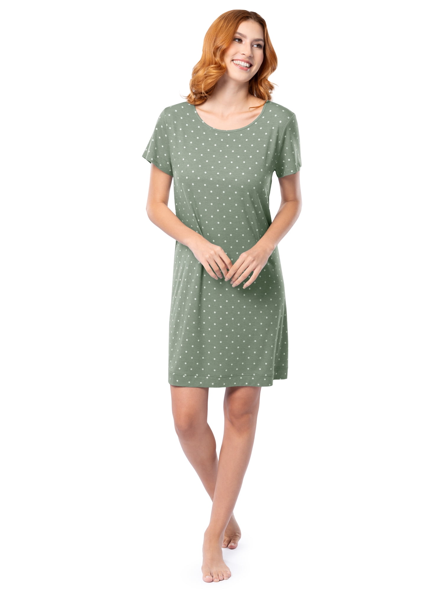 Fruit of the Loom Women's Soft and Breathable Pajama Sleepshirt, Sizes S-5X
