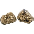 thumbnail image 2 of Piedra de pirita Natural y minerales, piedra de cuarzo de cristal Natural para adivinación, piedras curativas de energía de Chakra TUNC Sencillez, 2 of 5