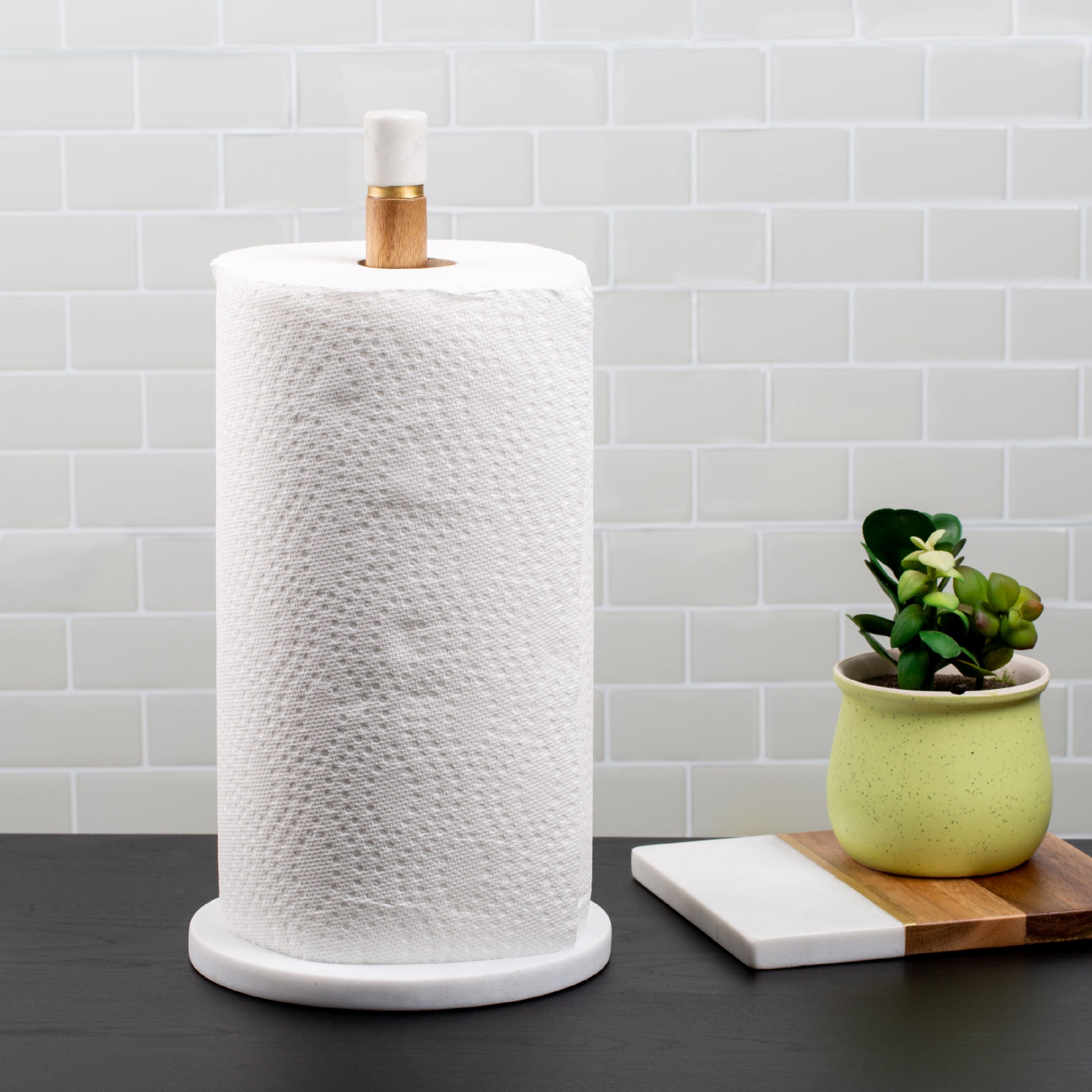 Oak Paper Towel Holder – McGee & Co.