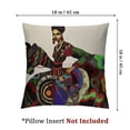 thumbnail image 4 of Cow Ride China Minority Dressing Totem Throw Pillow Sleeping Sofa Cushion Cover, 4 of 7
