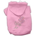 thumbnail image 6 of Pet, Dog  Cat Hoodie Rhinestone, "Multi Colored Flower", 6 of 7