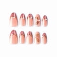 thumbnail image 2 of Set de uñas postizas press on Bloazife Gold Butterfly Almond de 30 piezas, 2 of 7