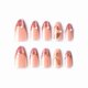 thumbnail image 2 of Set de uñas postizas press on Bloazife Gold Butterfly Almond de 30 piezas, 2 of 7