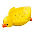 thumbnail image 4 of Jabonera con forma de pato con función de drenaje, bonita y fácil de limpiar. Amarillo, 4 of 9