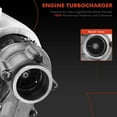 thumbnail image 4 of A-Premium Complete Turbo Turbocharger Kit, with Wastegate Actuator & Gasket, Compatible with Dodge Ram 2500, Ram 3500, 1994-1998, 5.9L, Diesel, Replace# 4033321, 4 of 8